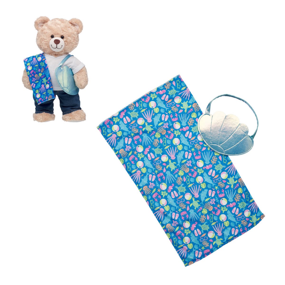 Set Bolso Y Toalla Build-a-bear